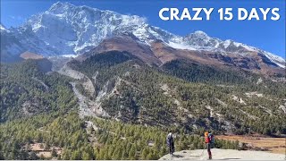 15 Days in The Himalaya Crazy Adventure  Nepal 🇳🇵 [upl. by Hcra138]