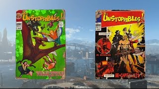 Fallout 4  Unstoppables Magazine Locations [upl. by Olympia]