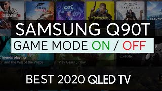 Quality Loss  Samsung QLED Game Mode On amp Off Comparison [upl. by Seko]