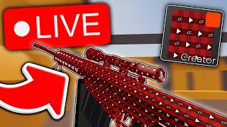 🔴 LIVE  Giving CREATOR SKIN In Arsenal Roblox Arsenal [upl. by Ecnadnac]