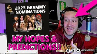 THE GRAMMY NOMINATIONS Reaction amp Predictions [upl. by Fraase]