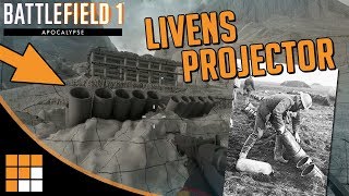 GAS New Livens Projector Stationary Weapon Coming With Battlefield 1 Apocalypse DLC [upl. by Eindys]