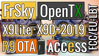 FrSky X9Lite X9D2019 🤓 ALL YOU NEED TO KNOW  OpenTX  EULBT  FCC  Firmware  OTA  Access  R9 [upl. by Hare]