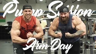 Pump Session Doug Miller and Seth Feroce Crush Arms [upl. by Liggitt]