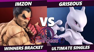 DAT Limitless 2  Imzon Kazuya Cloud Vs Griseous Mewtwo Smash Ultimate  SSBU [upl. by Janith]