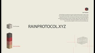 Rain Protocol Intro Video and Demo [upl. by Lundell]