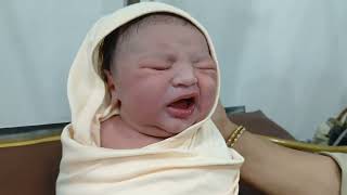 New born baby girlnewbornbaby cutebaby youtube [upl. by Aisemaj]