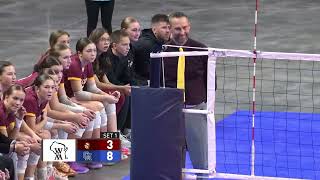 WIAA 2024 Div 2 Girls State Volleyball Championships LuxemburgCasco vs Catholic Memorial [upl. by Pazit]