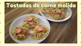 Tostadas estilo sopitos colimenses  NutriApple [upl. by Goode]