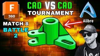 3D CAD esports  TOURNAMENT HIGHLIGHT  Match 8  Fusion360 VS ALIBRE  RamBros vs TY [upl. by Leggett104]