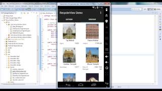 Android RecyclerView Demo [upl. by Aneral]