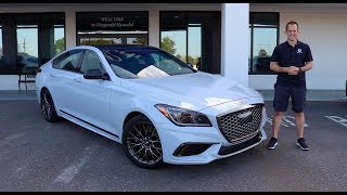 Is 2019 Genesis G80 33T Sport the BEST luxury car for the MONEY [upl. by Tamas]