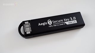 The Most Secure 480GB USB Flash Drive Aegis Secure Key 3  Gadget Quickie 011 [upl. by Fitton]