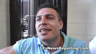 Oscar Larios talks manny pacquiao  says does not buy it that manny can move up and win [upl. by Stock]