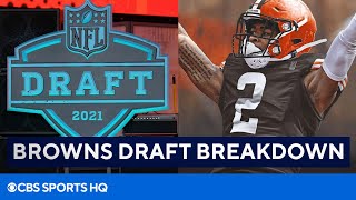 2021 NFL Draft Breakdown of Browns Draft Picks  CBS Sports HQ [upl. by Ranita]