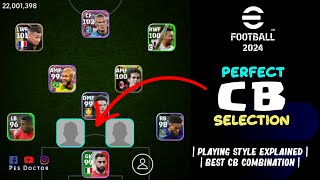 Perfect CB Combo to Improve Your Defending in eFootball 2024 Mobile [upl. by Radcliffe]