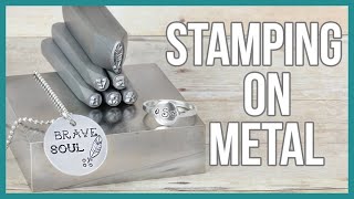 How to Stamp on Metal Metal Stamping for Beginners  Beaducationcom [upl. by Olive]