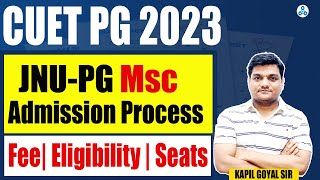 JNU PG Admissions CUET PG 2023  JNU msc Admission process  jnu msc Eligibility  fee  Hostels [upl. by Erika]