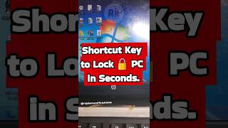 Shortcut Key to Lock🔒 Your PC in Seconds  WindowsHack Shorts viralshort shortcut [upl. by Otrebide]