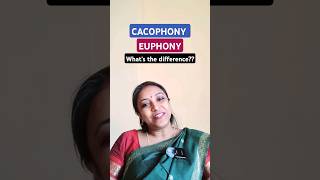 CACOPHONY Vs EUPHONY II Meaning and Examples II Vocabulary Building [upl. by Lled]