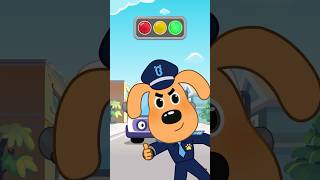 Police Teach Traffic Safety Tips for Kids sherifflabrador shorts [upl. by Spense]