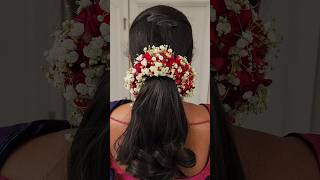 ✨️Americaல நம்ம ஊர் Style Rose petals Bridal Veni  Easy DIY Brooch  Gypsy Rose petals Veni usa [upl. by Demahom]