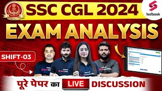 SSC CGL Analysis 2024 Shift 3  SSC CGL 10 September Paper Analysis  SSC CGL Exam Analysis 2024 [upl. by Gessner]