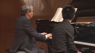 Qi Xiu Beethovens Hammerklavier Sonata  Juilliard Murray Perahia Piano Master Class [upl. by Violetta196]