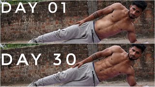 SIXPACK ABS Transformation At Home 🏠  30 Days Regularly Exercises  MrTinku Absboy [upl. by Nickelsen417]