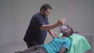 Examination of the Jugular Venous Pressure Maneuver [upl. by Ivad991]