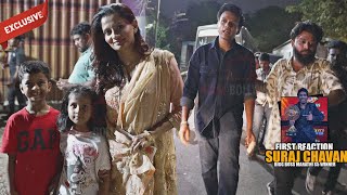 Abhijit Sawant and Family EXCLUSIVE  Bigg Boss Marathi S5 Finale  Reaction on Suraj Chavan Winner [upl. by Namyac]