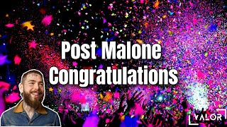 Post Malone  Congratulations lyrics [upl. by Tyoh]