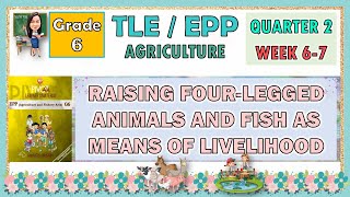 TLEEPP 6 AGRICULTURE QUARTER 2 WEEK 67 RAISING FOURLEGGED ANIMALS AND FISH AS MEANS OF LIVELIHOOD [upl. by Imefulo]