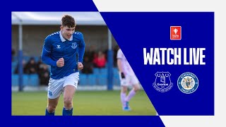 EVERTON U18 41 STOCKPORT COUNTY U18  Young Blues progress in Goodison Youth Cup tie [upl. by Oznofla880]