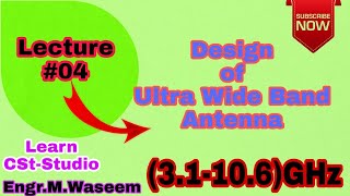 How to design ultra wide band patch antenna [upl. by Zetroc]