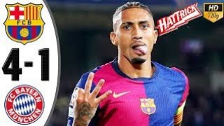 🔴 Barcelona vs Bayern Munich 41  Extended Highlights  Uefa Champions League 202425 [upl. by Akyeluz297]