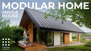 Prefab Modular Home overview of modern sustainable architecture [upl. by Lantz]