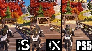 Series S vs Series X vs PlayStation 5  Fortnite Chapter 4 Graphics Comparison amp FPS Test [upl. by Hauge528]