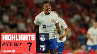 Resumen de RCD Mallorca vs FC Barcelona 22 [upl. by Slerahc]