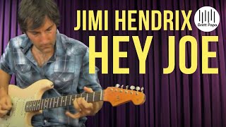 Jimi Hendrix  Hey Joe  Guitar Lesson [upl. by Led893]