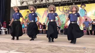 Laborde 2017 Festival Nacional del Malambo Ensayo de un cuarteto malambo de Santiago del Estero [upl. by Tloc]