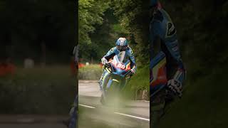 🇮🇲 Manxman Michael Evans flying through Glen Helen 🔥  Isle of Man TT Races TT2024 motorsport [upl. by Harbard]