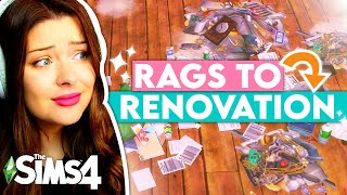 Fixing Up This DISASTER House But I Start With 0 Sims 4 Rags to Renovation Challenge [upl. by Liv]