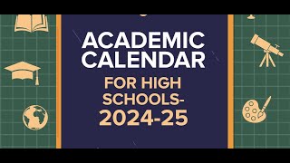 AP High Schools Academic Calendar 202425  AP School Academic Calendar 202425 అకడమిక్ క్యాలెండర్ [upl. by Noiramaj]