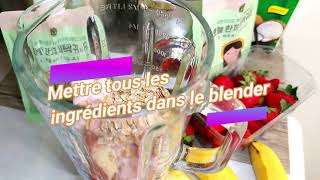 BIENFAITS BOISSON AUX FRUITS et GRUAU DAVOINE  GINGEMBRE [upl. by Lleraj]