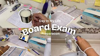 BOARD EXAM preparation  CBSE Class 12  Day in my life [upl. by Eloc]