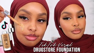 This Foundation Went Viral On TikTok 👀  LOREAL TRUE MATCH NUDE TINTED SERUM REVIEW  Jasmine Egal [upl. by Aiam]