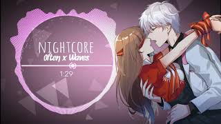 Nightcore  Often x Waves Sickick Version Deeper Version [upl. by Aisatan]