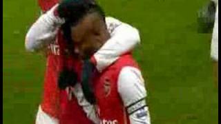 Gallas 10 goal against Chelsea [upl. by Yrtua]