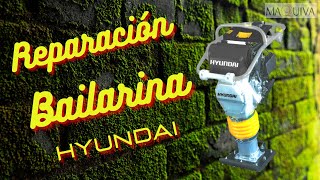 SERVICIO DE REPARACIÓN A VIBROCOMPACTADORA  BAILARINA HYUNDAI [upl. by Slaby]